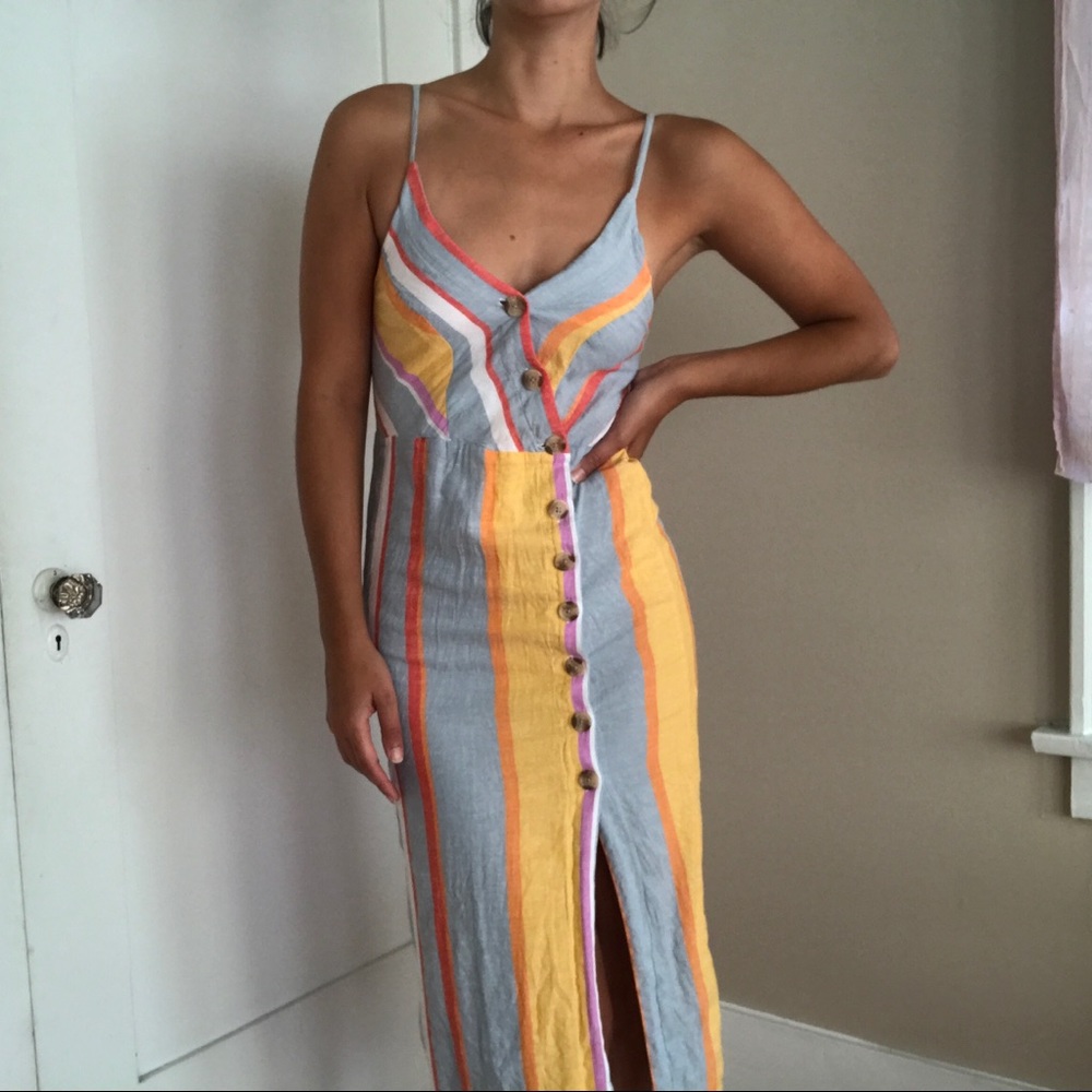 Sandy and Sid striped summer dress